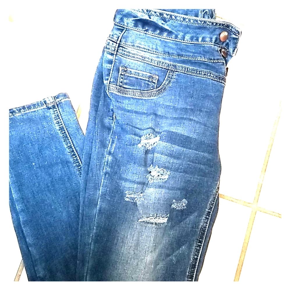 High waisted jegging
